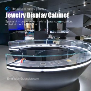 personalizza i gioielli di lusso display set e vetrina per la vetrina della gioielleria
